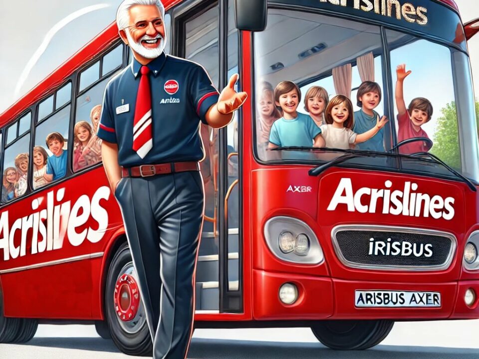 Řidič autobusu pro školní výlety