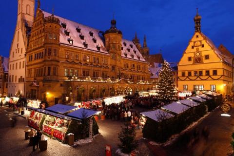 Adventy ve městě Vánoc- Rothenburgu