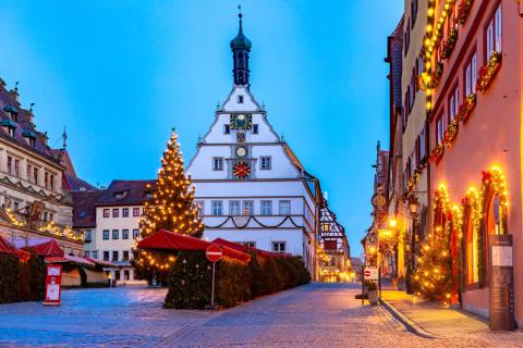 Adventy ve městě Vánoc- Rothenburgu